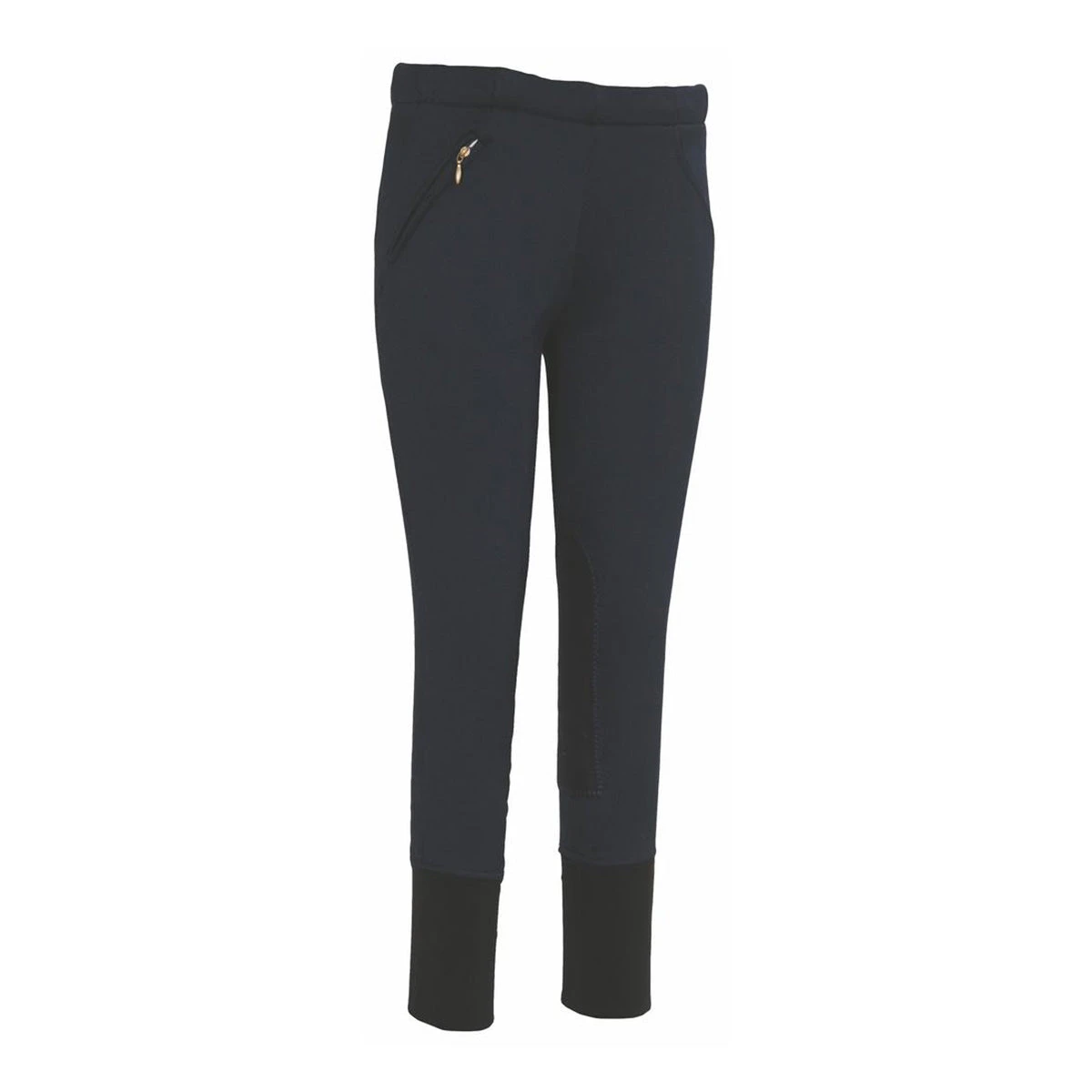 TuffRider Children's Unifleece Pull-On Knee Patch Winter Breeches 5 TuffRider Children's Unifleece Pull-On Knee Patch Winter Breeches - Image 3