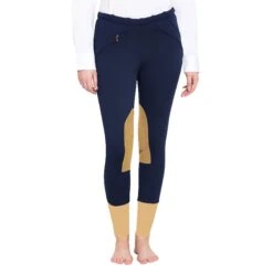 TuffRider Ladies Unifleece Pull-On Winter Breeches 36 TuffRider Ladies Unifleece Pull-On Winter Breeches -Weatherbeeta Store 10054 92 NVY 2