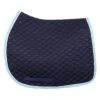 TuffRider Basic All Purpose Pad With Trim And Piping -Weatherbeeta Store 100558 JPC TuffRider.Basic .AllPurpose.Saddle.Pad .Trim Piping Navy.LightBlue.White