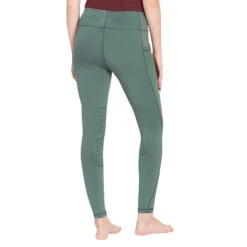 TuffRider Ladies Minerva EquiCool Tights -Weatherbeeta Store 100968 dkgrn 3
