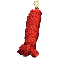 Cotton Lead Rope -Weatherbeeta Store 10186 Jacks Cotton.Lead .Rope Red