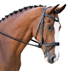 Black Oak Palm Ergonomic Dressage Bridle
