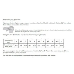 Roeckl Winchester Winter Riding Gloves -Weatherbeeta Store 15 3301558BK 10 Toklat Rocekl.Winchester.Glove Size.chart