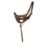 Perri's Premium Leather Foal Halter -Weatherbeeta Store 168 Perris Premium.Leath .Foal .Halter Brown Front