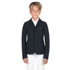 Equiline JonnyK Boy's Show Coat -Weatherbeeta Store 181M00316 EQline JonnyK Black