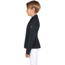 Equiline JonnyK Boy's Show Coat -Weatherbeeta Store 181M00316 EQline JonnyK Black Side