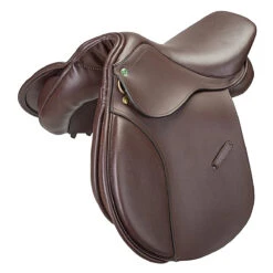 HDR Vegan-X Junior Close Contact Saddle -Weatherbeeta Store 24200 JPC HDR Vegan.X.Jr .CC Havana Side