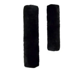 Walsh Genuine Sheepskin Halter Covers 12 Walsh Genuine Sheepskin Halter Covers -Weatherbeeta Store 383 9 Walsh Genuine.Sheepskin.Halter.Covers Black.2.Set Front
