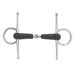 Centaur Stainless Steel Soft-Rubber Covered Jointed Full Cheek Bit