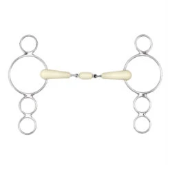 Happy Mouth 3-Ring Double Jointed Mouth Gag Bit