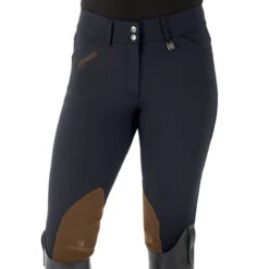 Romfh Ladies Sarafina Euro Seat Knee Patch Breeches -Weatherbeeta Store 468455 ERS Romfh.Ladies.Sarafina.Euro .Seat .KneePatch.Breech Classic.Greystoke