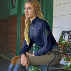 Romfh Ladies Sarafina Euro Seat Knee Patch Breeches -Weatherbeeta Store 468455 ERS Romfh.Ladies.Sarafina.Euro .Seat .KneePatch.Breech Lifestyle2