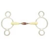 Happy Mouth Copper Roller Mouth 2-Ring Pessoa Gag Bit
