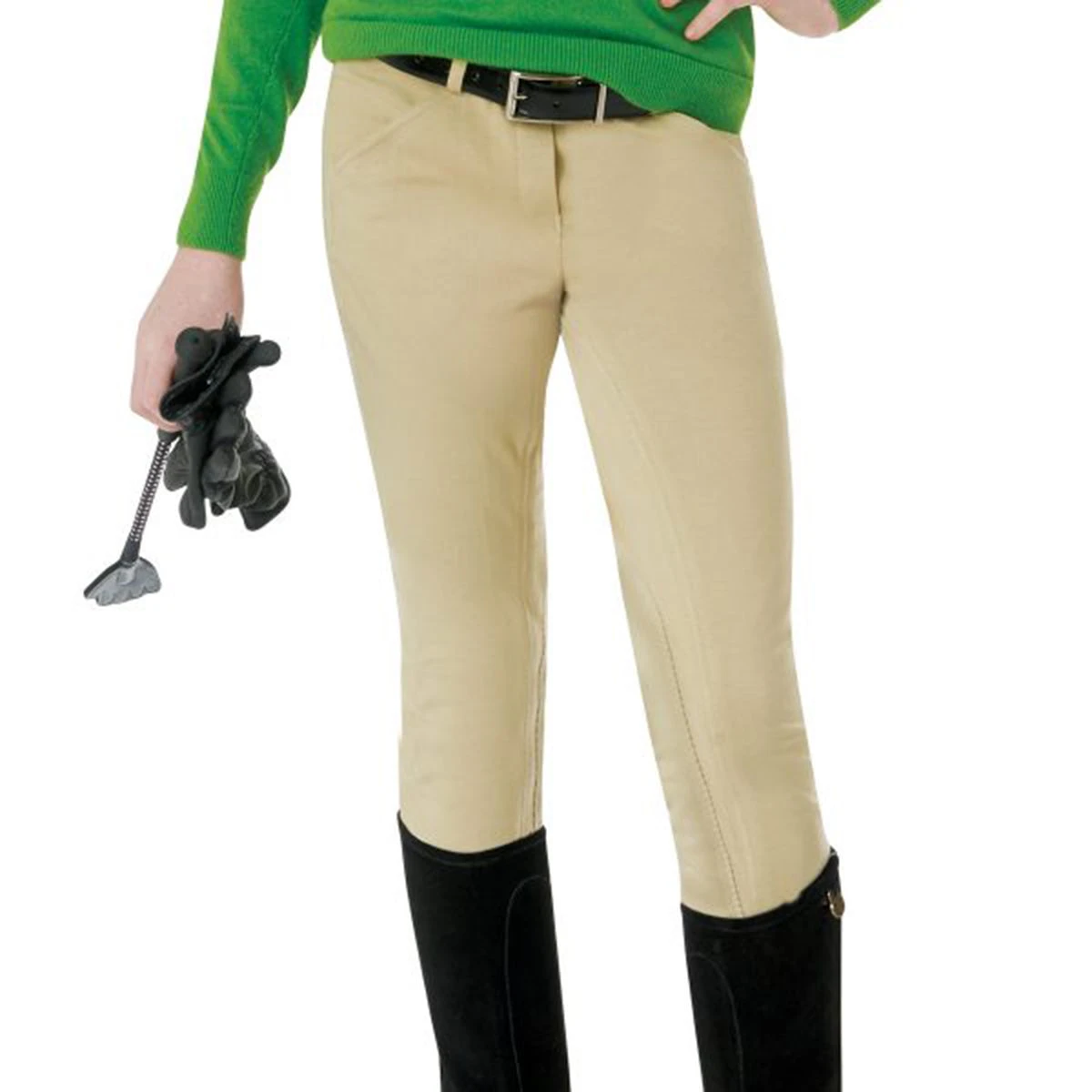 Ovation Child's Lauren Pull On Euro Seat Breeches 4 Ovation Child's Lauren Pull On Euro Seat Breeches - Image 2