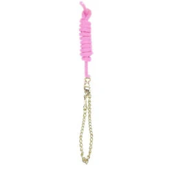 Perri's Nylon Lead With Chain -Weatherbeeta Store 490 Perris Nylon.Lead .with .Chain Hot.Pink