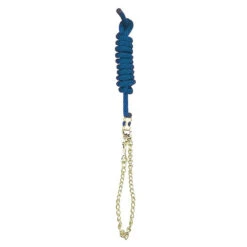 Perri's Nylon Lead With Chain -Weatherbeeta Store 490 Perris Nylon.Lead .with .Chain Navy