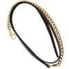 HDR Pro Collection Leather Lead 2 HDR Pro Collection Leather Lead -Weatherbeeta Store 5037 JPC HDR Leather.Lead Brass.Chain Havana