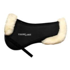 ThinLine Trifecta Half Pad With Sheepskin Rolls -Weatherbeeta Store 7416 trifecta.half .pad .w.sheepskin.rolls natural 2