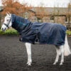 Horseware Rambo Mack In A Sack -Weatherbeeta Store AGAM30 BQGB Rambo Mack in a Sack Navy Burgundy side view