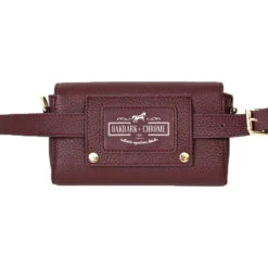 Oakbark & Chrome Rider Belt Bag -Weatherbeeta Store BB CAB 101 Oakbark chrome riderbeltbag cabernet7