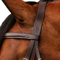Equiline Scott Stewart Hunter Bridle -Weatherbeeta Store BJ150 EQline Scott.Stewart.Hunter.Bridle Brown Logo