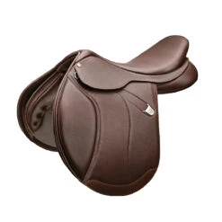 Bates Caprilli Close Contact+ Saddle With HART -Weatherbeeta Store Bates Caprilli.CC.Classic.Saddle Cls.Brn .Luxe ExtdFlap.RearFB