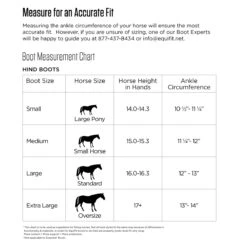 Equifit Young Horse Hind Boot -Weatherbeeta Store BootSizeChartWebHind 08d4662b eed4 49f3 b746 16684a969601