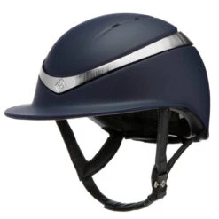 Charles Owen Halo Luxe With MIPS - Custom Helmet -Weatherbeeta Store Charles.Owen Halo.Luxe Midnight.Matt .Platinum