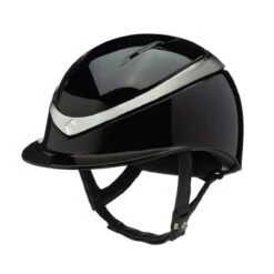 Charles Owen Halo With MIPS - Custom Helmet -Weatherbeeta Store Charles.Owen Halo Black.Gloss .Platinum