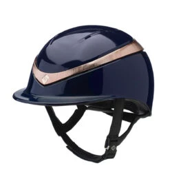 Charles Owen Halo With MIPS - Custom Helmet -Weatherbeeta Store Charles.Owen Halo Midnight.Gloss .Rose .Gold