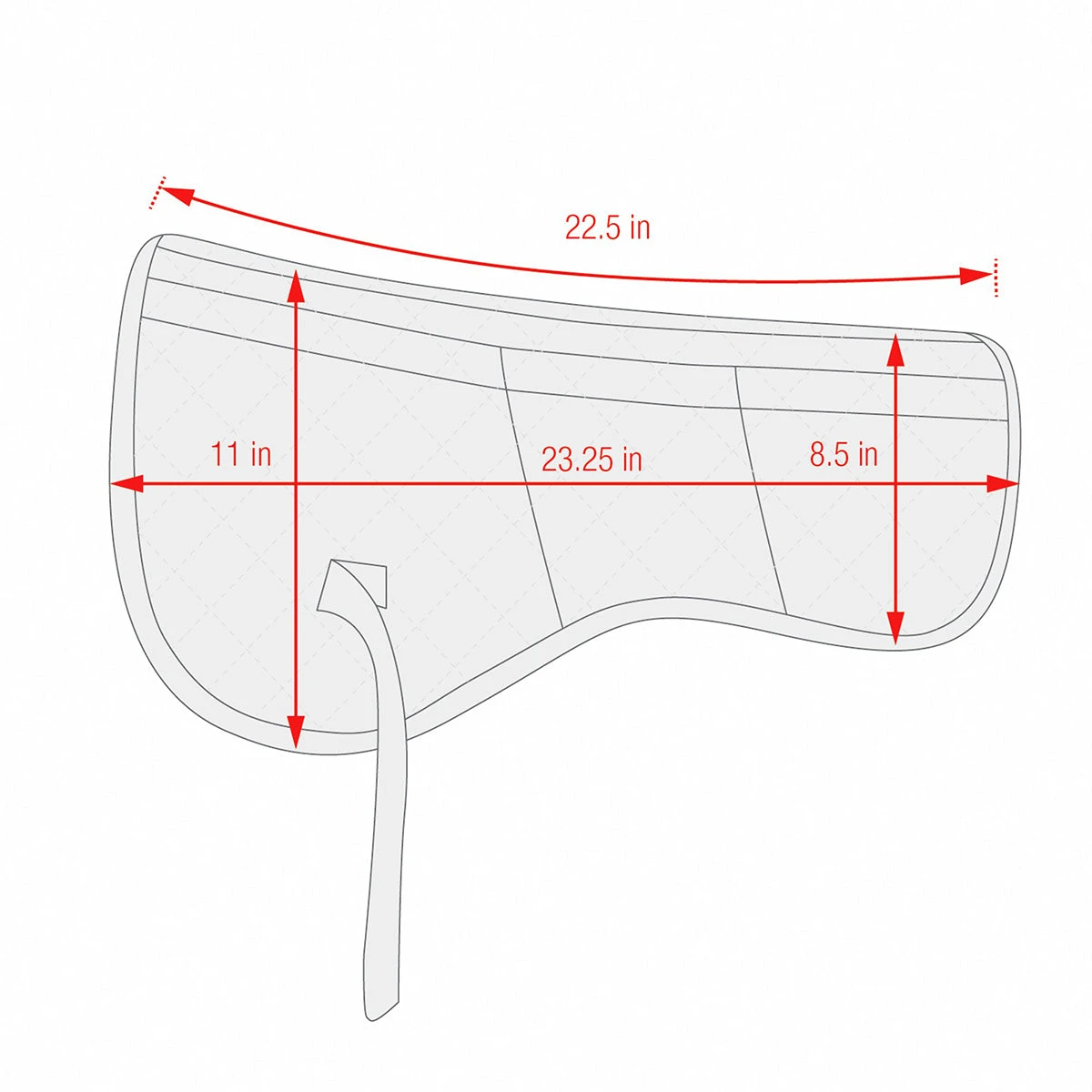 ECP 6-Pocket Quilted Correction Half Pad 8 ECP 6-Pocket Quilted Correction Half Pad - Image 6