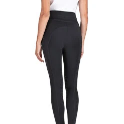 Equiline Women's Cerink Knee Grip Riding Leggings -Weatherbeeta Store EQLine ES123 N09050 006 Black Back
