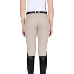 Equiline Women's X Shape Knee Grip Breech -Weatherbeeta Store EQline 181 N08674 XShapeKG Beige Back