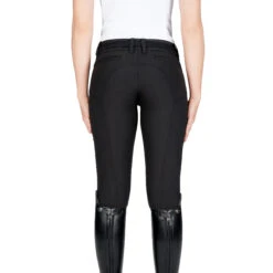 Equiline Women's X Shape Knee Grip Breech -Weatherbeeta Store EQline 181 N08674 XShapeKG Black Back