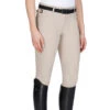 Equiline Women's Ash Riding Breeches With X-Grip Knee Patch -Weatherbeeta Store EQline N08698 Ash.XGripKP Beige