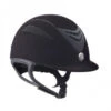 One K Defender Black Suede JR Helmet -Weatherbeeta Store ERS 470433 OneKDefenderJr