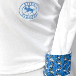 Essex Classics Girls "Lions" Talent Yarn Wrap Collar Long Sleeve Show Shirt -Weatherbeeta Store ESL32 W2 Blue.Lions Straight 7ef69b1b b48b 435a bb2c c26650579193