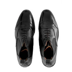 Ego7 Gemini Paddock Boots -Weatherbeeta Store Ego7 Gemini.Leather.Paddock.Boot Black Top