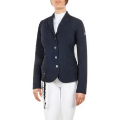 Equiline Airbag Compatible Show Coat -Weatherbeeta Store Equiline 181 M08716 002 Airbag.Compatible.Show .Coat Blue 00