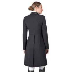 Equiline Women's Grag Satin Collar Tailcoat 6 Equiline Women's Grag Satin Collar Tailcoat -Weatherbeeta Store Equiline 222 M00474 006 Graeg Satin.Collar.Tailcoat Black 01