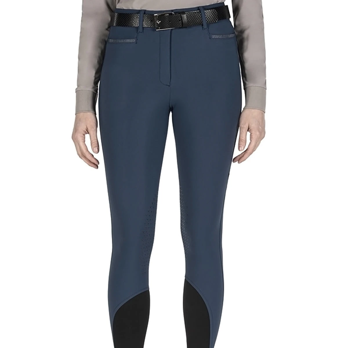 Equiline Women's EricieK B-Move Light UV Protection Knee Patch Breeches 3 Equiline Women's EricieK B-Move Light UV Protection Knee Patch Breeches