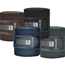 Equiline Fleece And Elastic Work Bandage Set
