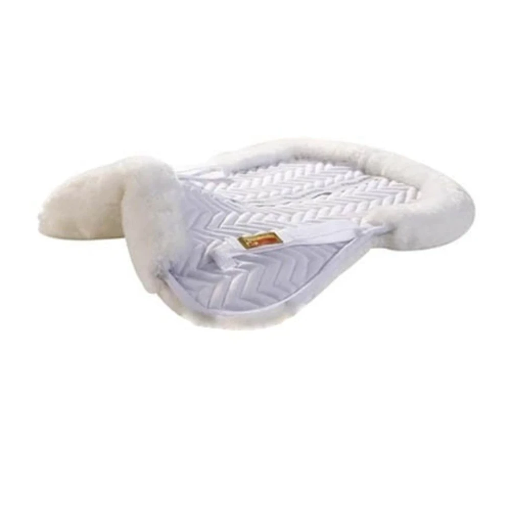 Fleeceworks Sheepskin Perfect Balance Halfpad With Rolled Edge 4 Fleeceworks Sheepskin Perfect Balance Halfpad With Rolled Edge - Image 2