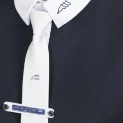 Equiline Men's CeliraC Competition Polo 9 Equiline Men's CeliraC Competition Polo -Weatherbeeta Store H00540 EQline CeliraC Blue Detail