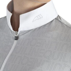 Equiline Women's ClaraC Competition Polo Shirt -Weatherbeeta Store H00871 EQline ClaraC Ice Detail