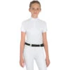 Equiline JupiterK Girl's Short Sleeve Show Shirt -Weatherbeeta Store H05017 EQline JupiterK White
