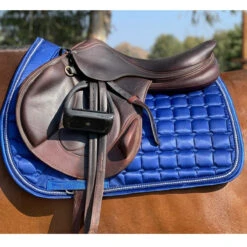 Halter Ego Satin Classic Saddle Pad 13 Halter Ego Satin Classic Saddle Pad -Weatherbeeta Store HEgo RYLBL JMP HalterEgo Satin.Classic.Quilted.Saddle.Pad .Jump Royal.Blue