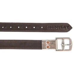 Huntley Equestrian Sedgwick Flat Buckle Stirrup Leathers -Weatherbeeta Store Huntley.Equestrian Sedgwick.Leather.Flat .Buckle.Stirrup.Leathers Brown Detail.1