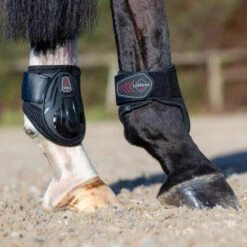 LeMieux Derby ProJump Fetlock Boot -Weatherbeeta Store IT03921 LeMieux.Derby .ProJump.Fetlock.Boot Black Lifestyle