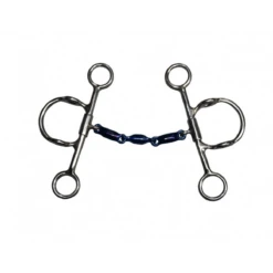 Jump'in Blue Steel Waterford Elevator Gag Bit